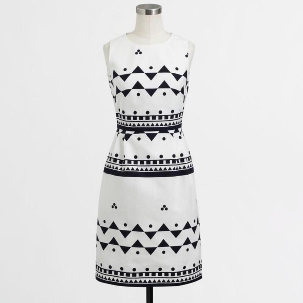 J. Crew Geometric Dress